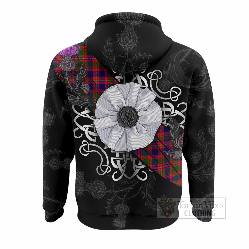 Wright Tartan Hoodie Jacobite White Rose - Tartan Vibes Clothing