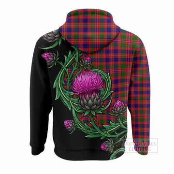 Wright Tartan Hoodie Resilient Scottish Thistle