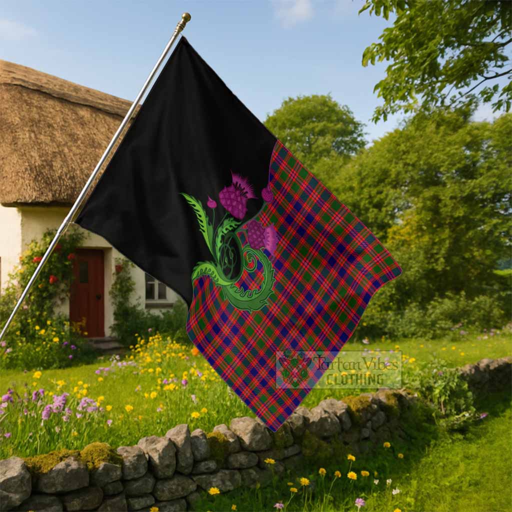 Wright Tartan House Flag Traditional Scottish Thistle - Tartan Vibes Clothing