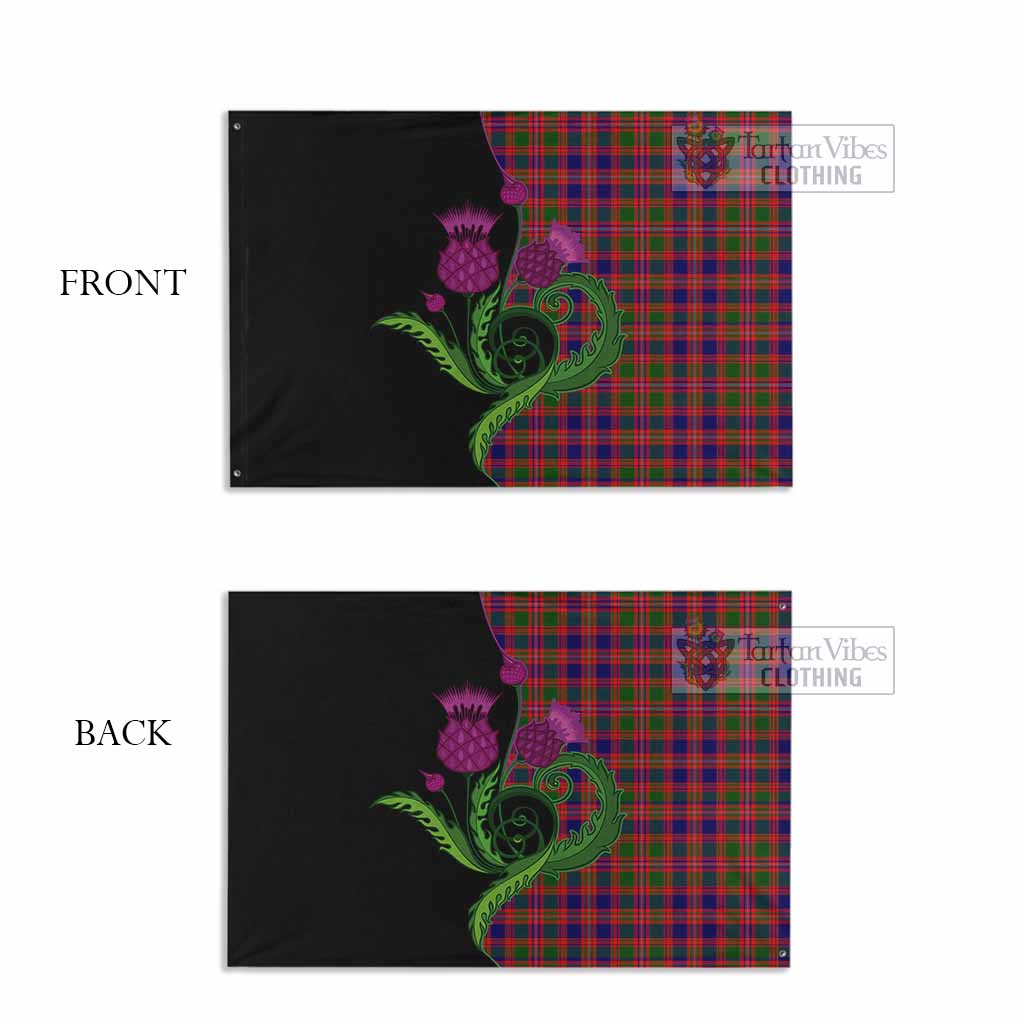 Wright Tartan House Flag Traditional Scottish Thistle - Tartan Vibes Clothing