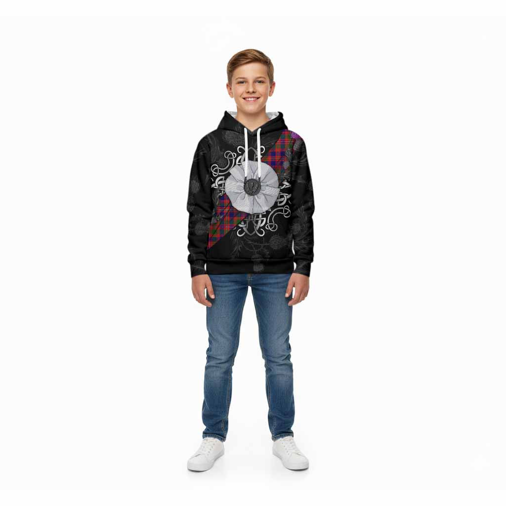 Wright Tartan Kid Hoodie Jacobite White Rose Zip Hoodie - Tartan Vibes Clothing