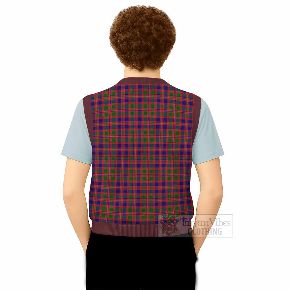 Wright Tartan Knitted V-Neck Vest - Tartan Vibes Clothing