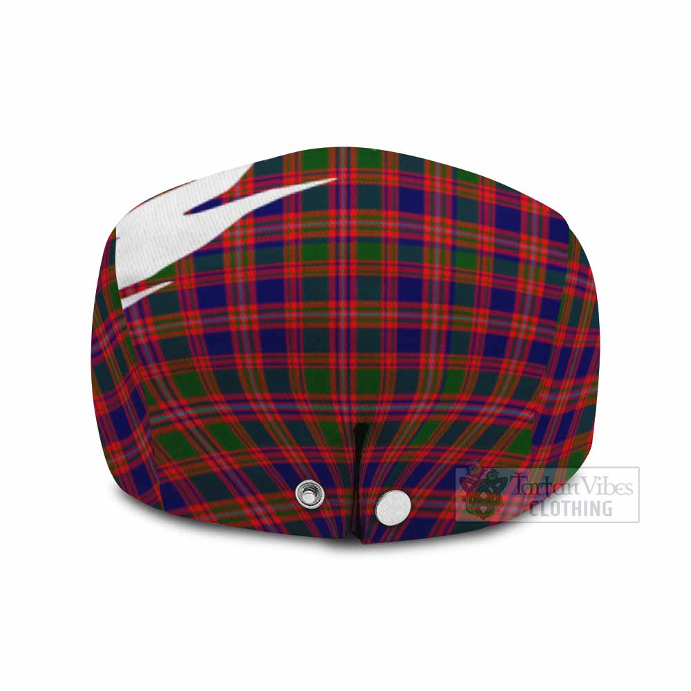 Wright Tartan Loch Ness Monster Scottish Heritage Art Flat Cap, Jeff Cap - Tartan Vibes Clothing