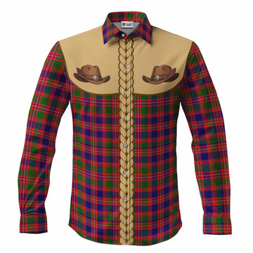 Wright Tartan Long Sleeve Button Shirts Wee Coo Cowboy Cute Style