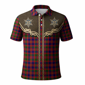 Wright Tartan Polo Shirt Bigfoot Riding The Kelpie Monster