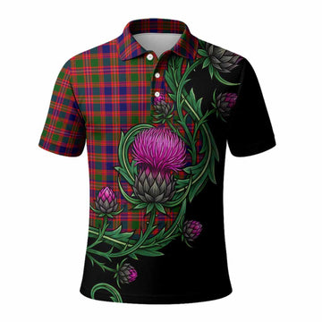 Wright Tartan Polo Shirt Resilient Scottish Thistle Kid - Tartan Vibes Clothing