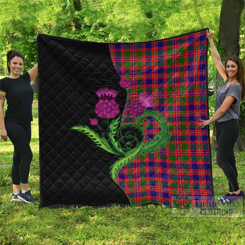 Wright Tartan Premium Quilt Traditional Scottish Thistle - Tartan Vibes Clothing