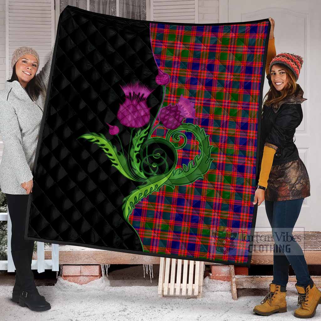Wright Tartan Premium Quilt Traditional Scottish Thistle - Tartan Vibes Clothing