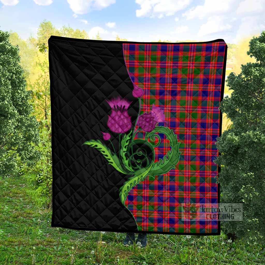 Wright Tartan Premium Quilt Traditional Scottish Thistle - Tartan Vibes Clothing