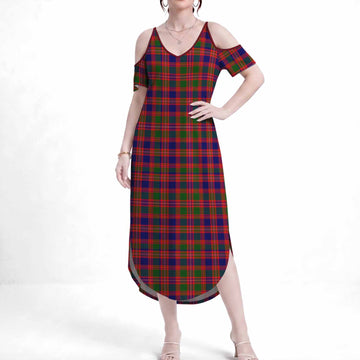 Wright Tartan Summer Maxi Dress - Tartan Vibes Clothing