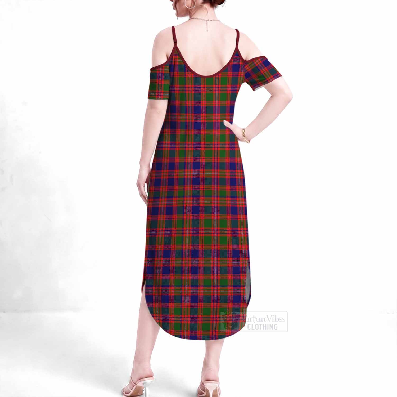 Wright Tartan Summer Maxi Dress - Tartan Vibes Clothing