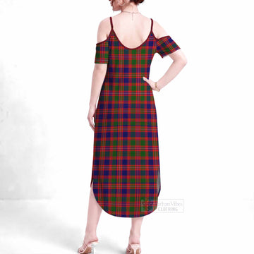 Wright Tartan Summer Maxi Dress - Tartan Vibes Clothing
