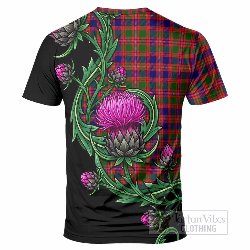 Wright Tartan T-Shirt Resilient Scottish Thistle - Tartan Vibes Clothing