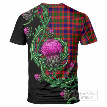 Wright Tartan T-Shirt Resilient Scottish Thistle