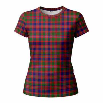 Wright Tartan Women T shirt Women O-Neck - Tartan Vibes Clothing