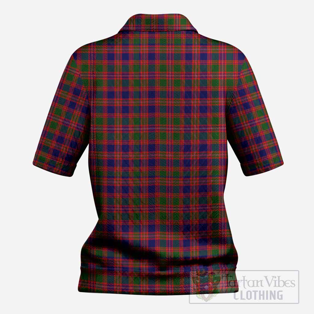 Wright Tartan Women’s Polo Sweater Top