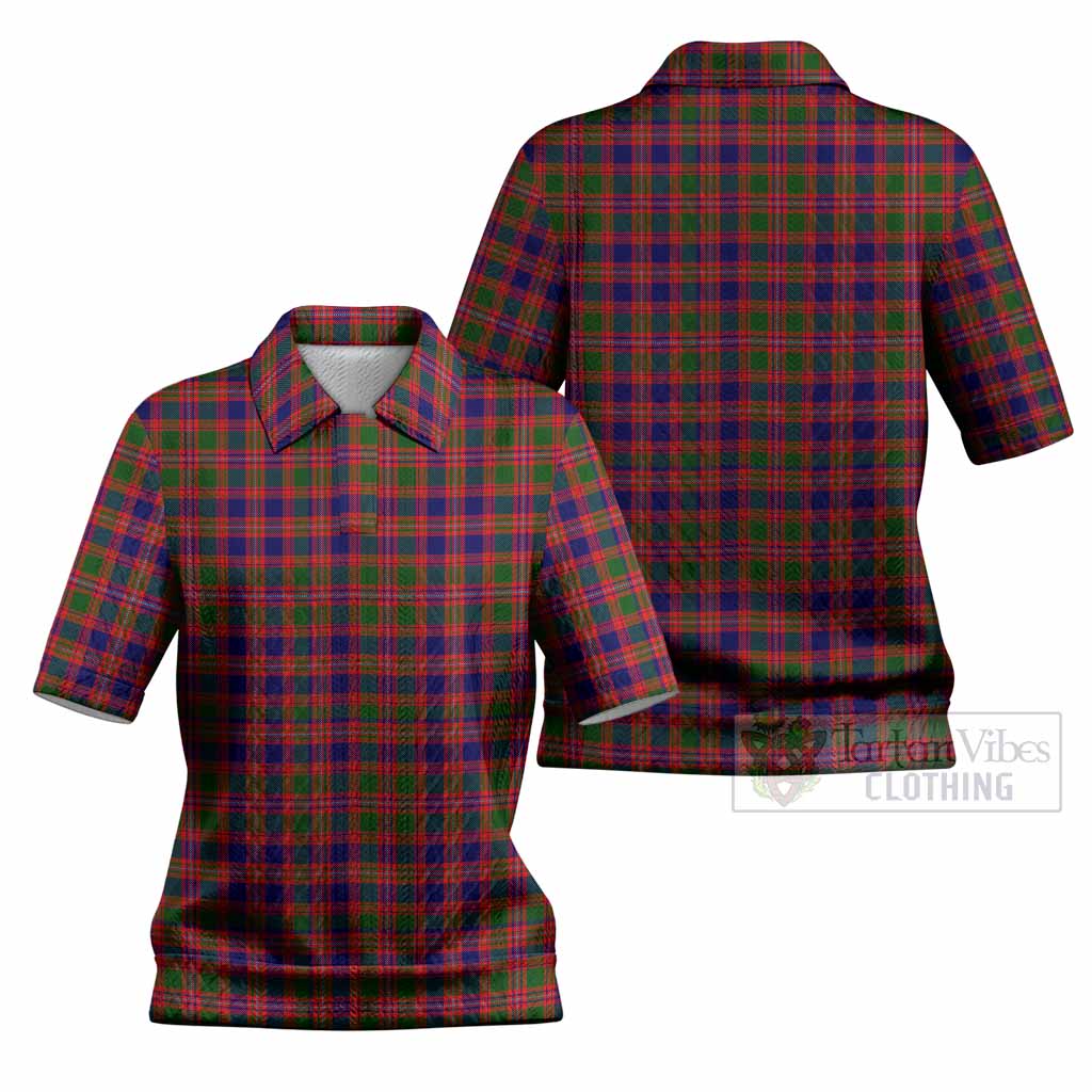 Wright Tartan Women’s Polo Sweater Top