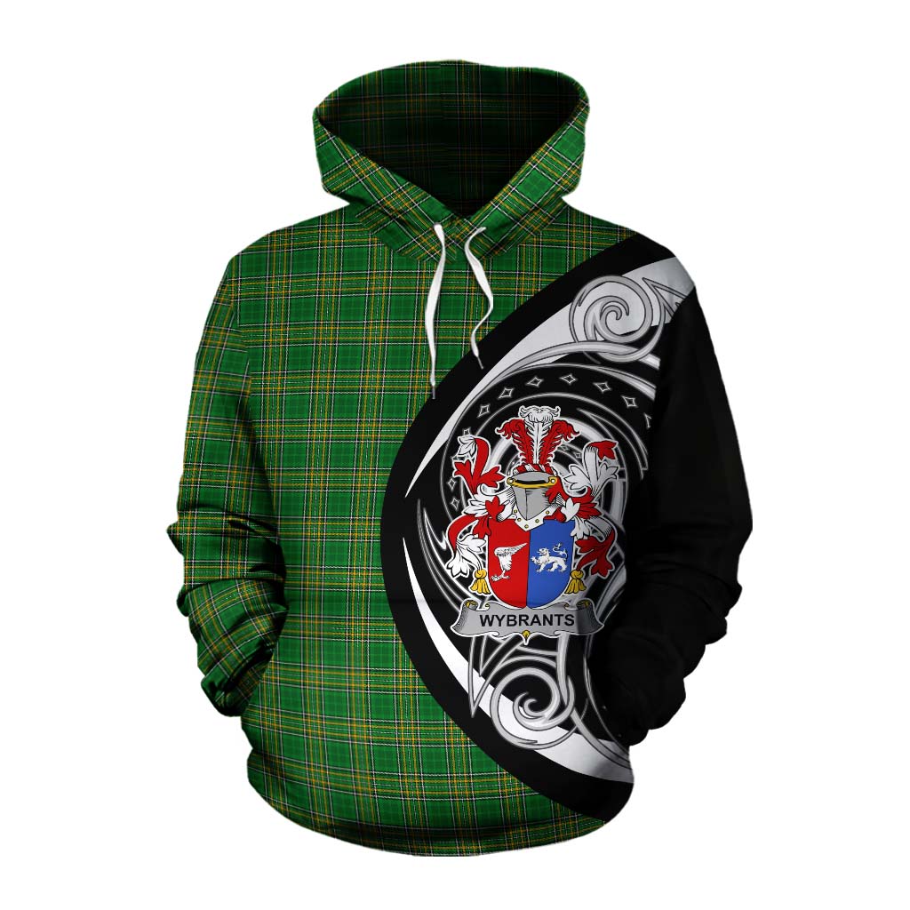 Wybrants Irish Clan Cotton Hoodie Celtic Circle Style Pullover Hoodie XS - Tartan Vibes Clothing