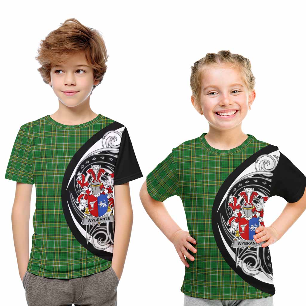 Wybrants Irish Clan Kid T-Shirt Celtic Circle Style Youth XL Size14 - Tartan Vibes Clothing