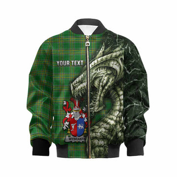 Wybrants Irish Clan Kid Bomber Jacket Irish Roots Dragon Soul