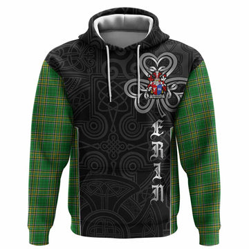 Wybrants Irish Crest Tartan Hoodie Erin Go Bragh Celtic Knot Shamrock Inspired