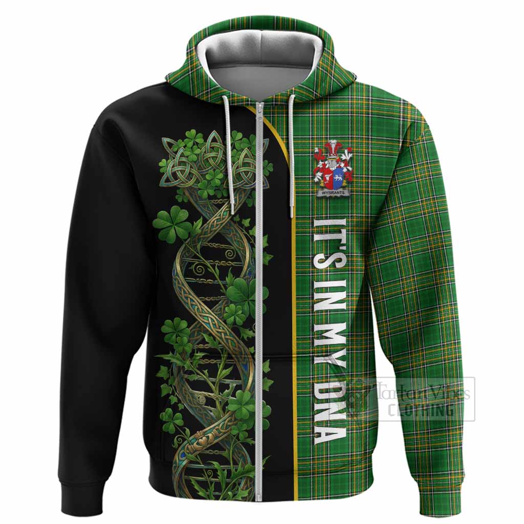 Wybrants Irish Shamrock DNA Tartan Hoodie It's In My DNA Pride Art