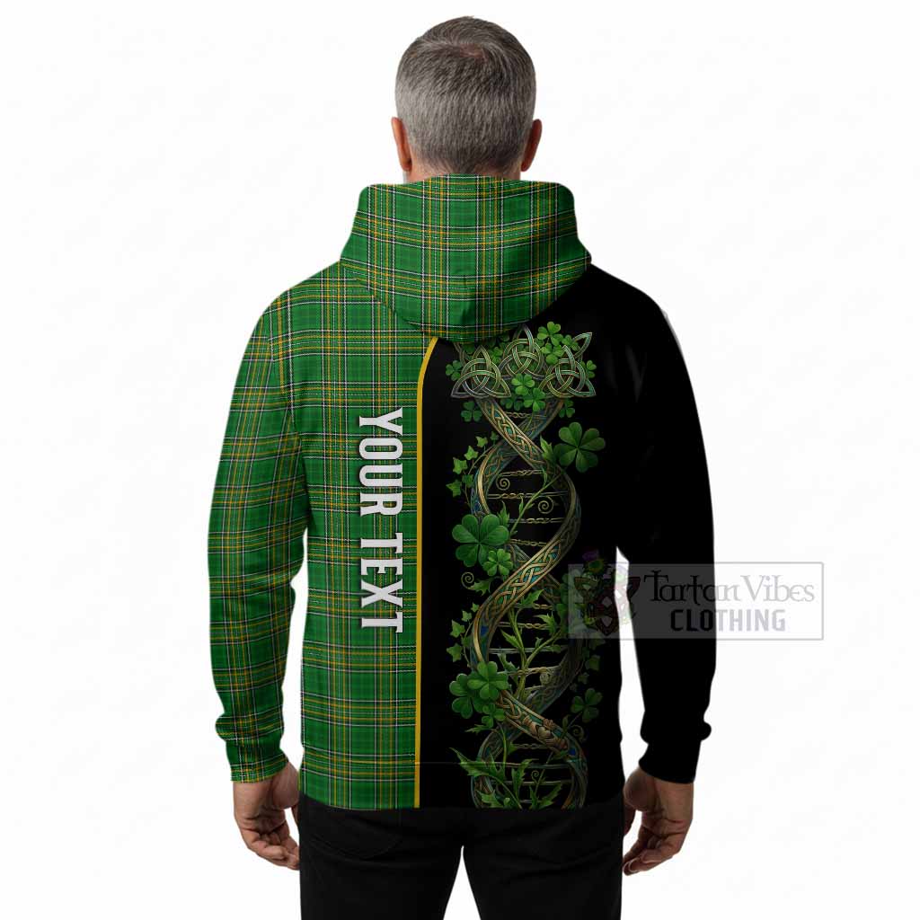 Wybrants Irish Shamrock DNA Tartan Hoodie It's In My DNA Pride Art