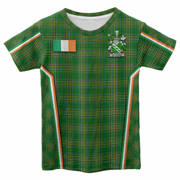 Wycombe Irish Clan Coat of Arm Tartan Kid T-shirt Flag Style