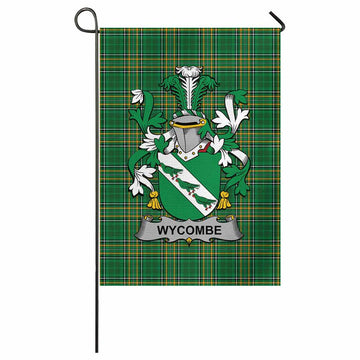Wycombe Irish Clan Tartan Flag with Coat of Arms