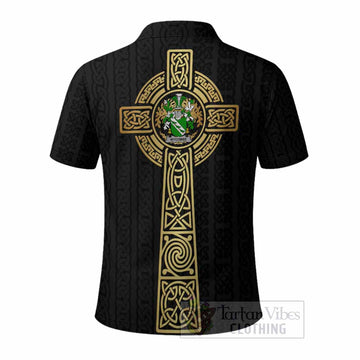Wycombe Irish Coat of Arms Polo Shirt with Celtic Tree of Life Inspired