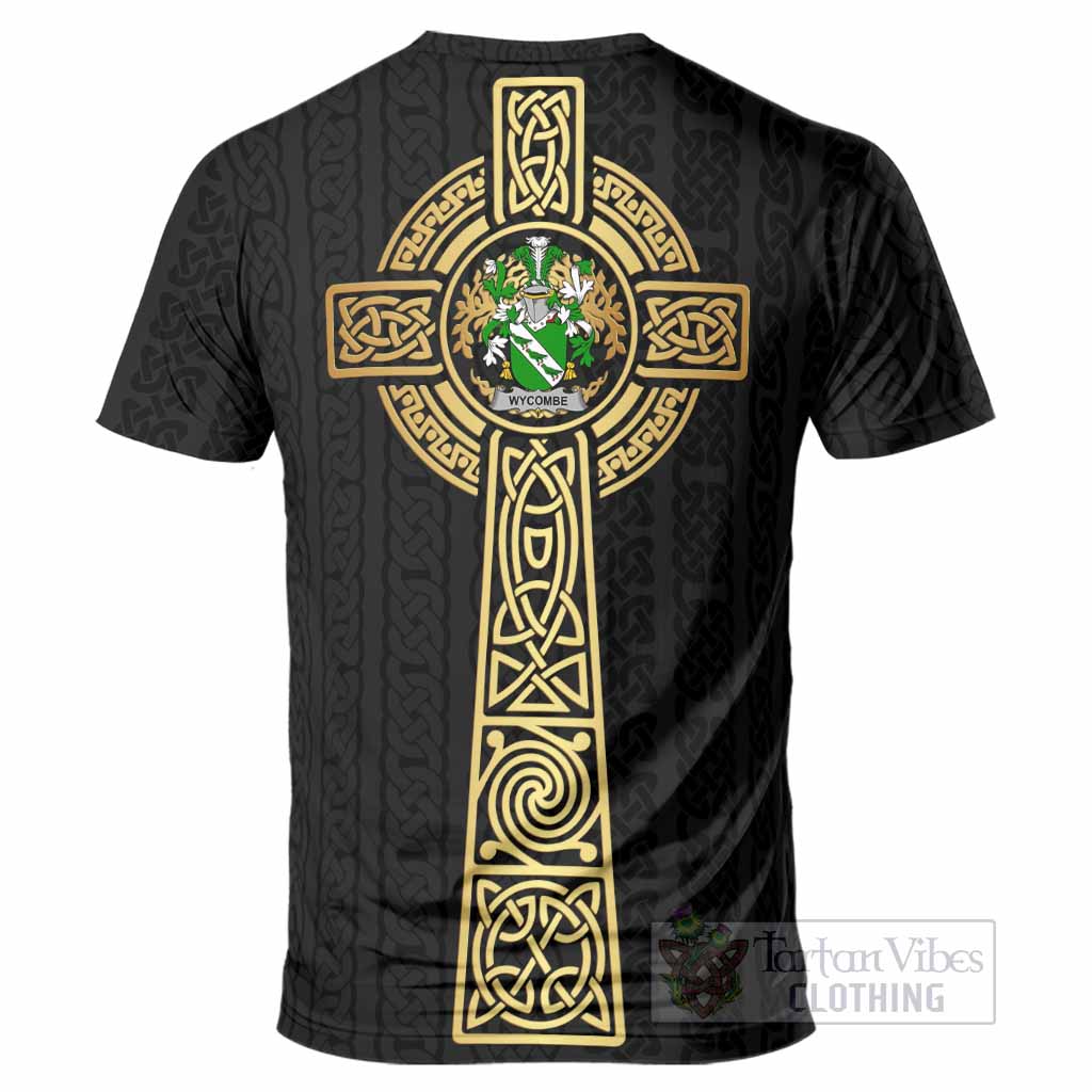 Wycombe Irish Coat of Arms T-Shirt with Celtic Tree of Life Inspired