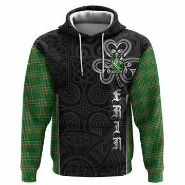 Wycombe Irish Crest Tartan Hoodie Erin Go Bragh Celtic Knot Shamrock Inspired