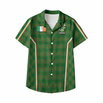 Wynne Irish Clan Coat of Arm Tartan Kid Hawaiian Shirt Flag Style