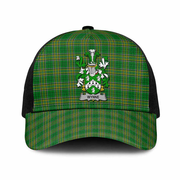 Wynne Irish Coat of Arms Tartan Mesh Trucker Cap