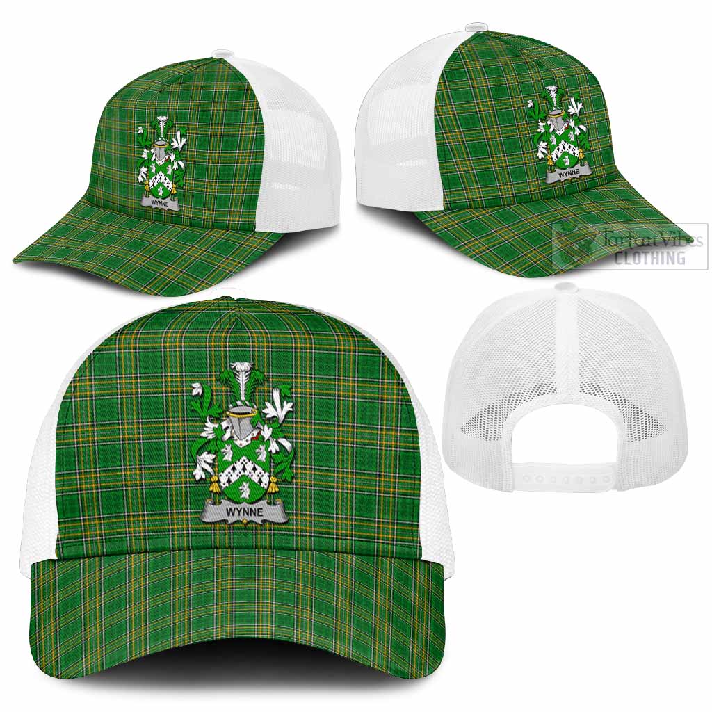 Wynne Irish Coat of Arms Tartan Mesh Trucker Cap
