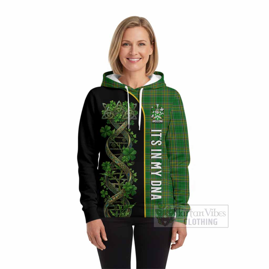 Wynne Irish Shamrock DNA Tartan Hoodie It's In My DNA Pride Art