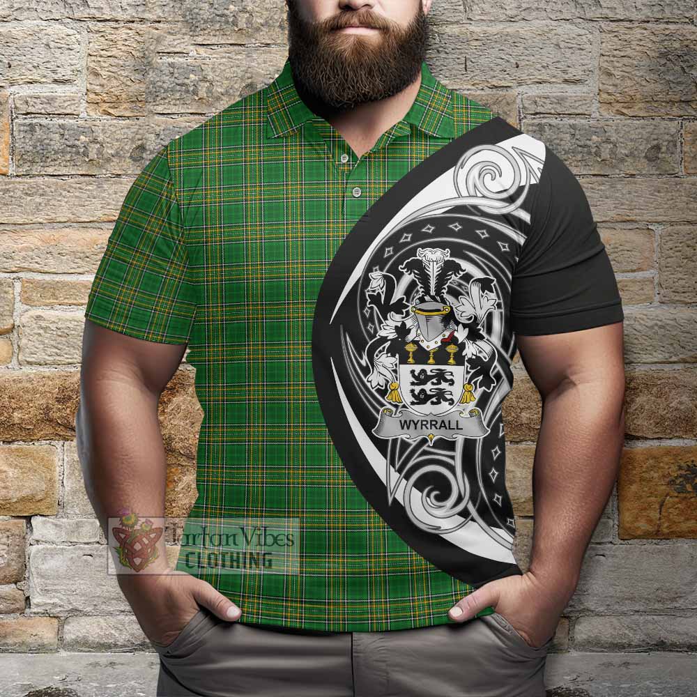 Wyrrall Irish Clan Polo Shirt Celtic Circle Style - Tartan Vibes Clothing