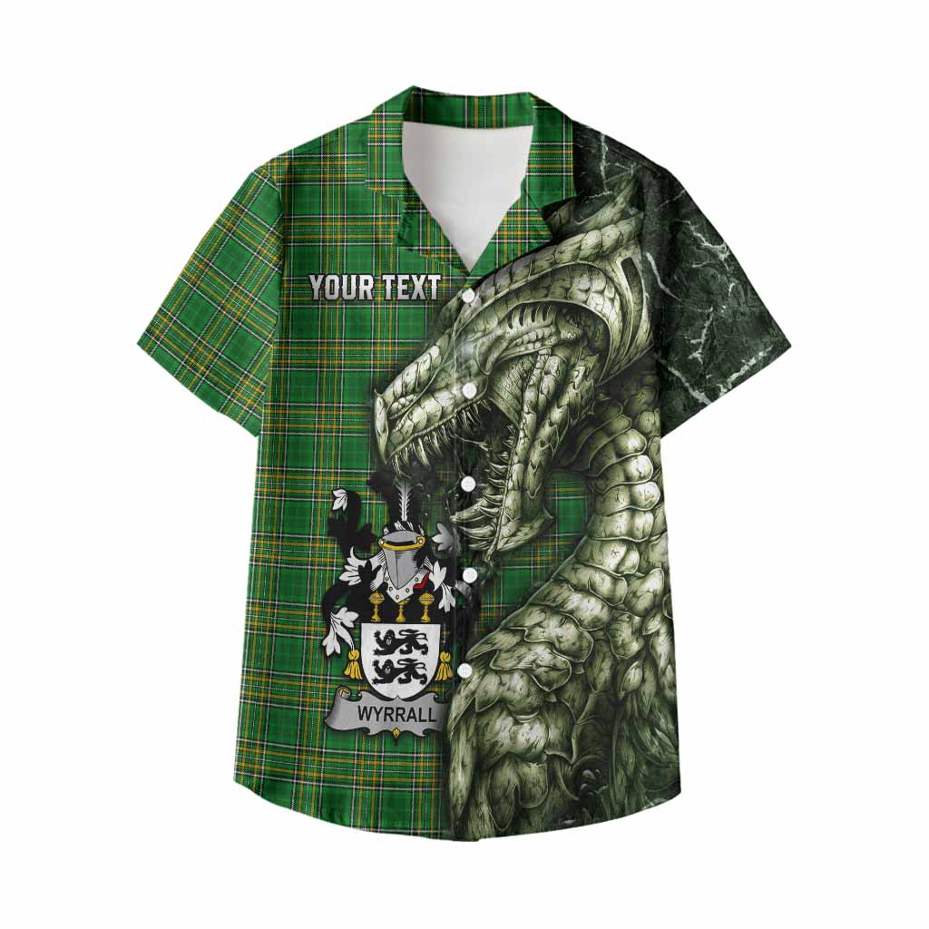 Wyrrall Irish Clan Kid Hawaiian Shirt Irish Roots Dragon Soul