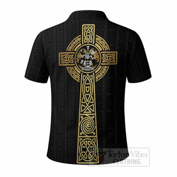 Wyrrall Irish Coat of Arms Polo Shirt with Celtic Tree of Life Inspired