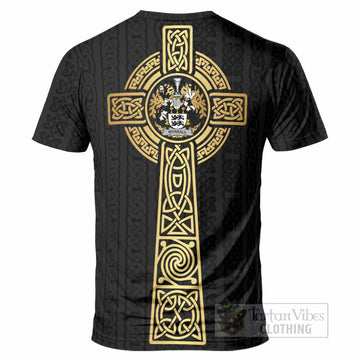 Wyrrall Irish Coat of Arms T-Shirt with Celtic Tree of Life Inspired