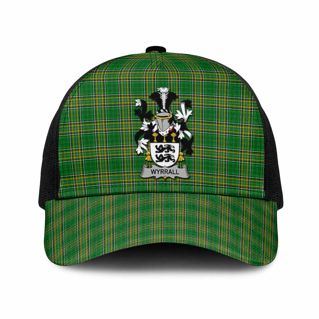 Wyrrall Irish Coat of Arms Tartan Mesh Trucker Cap