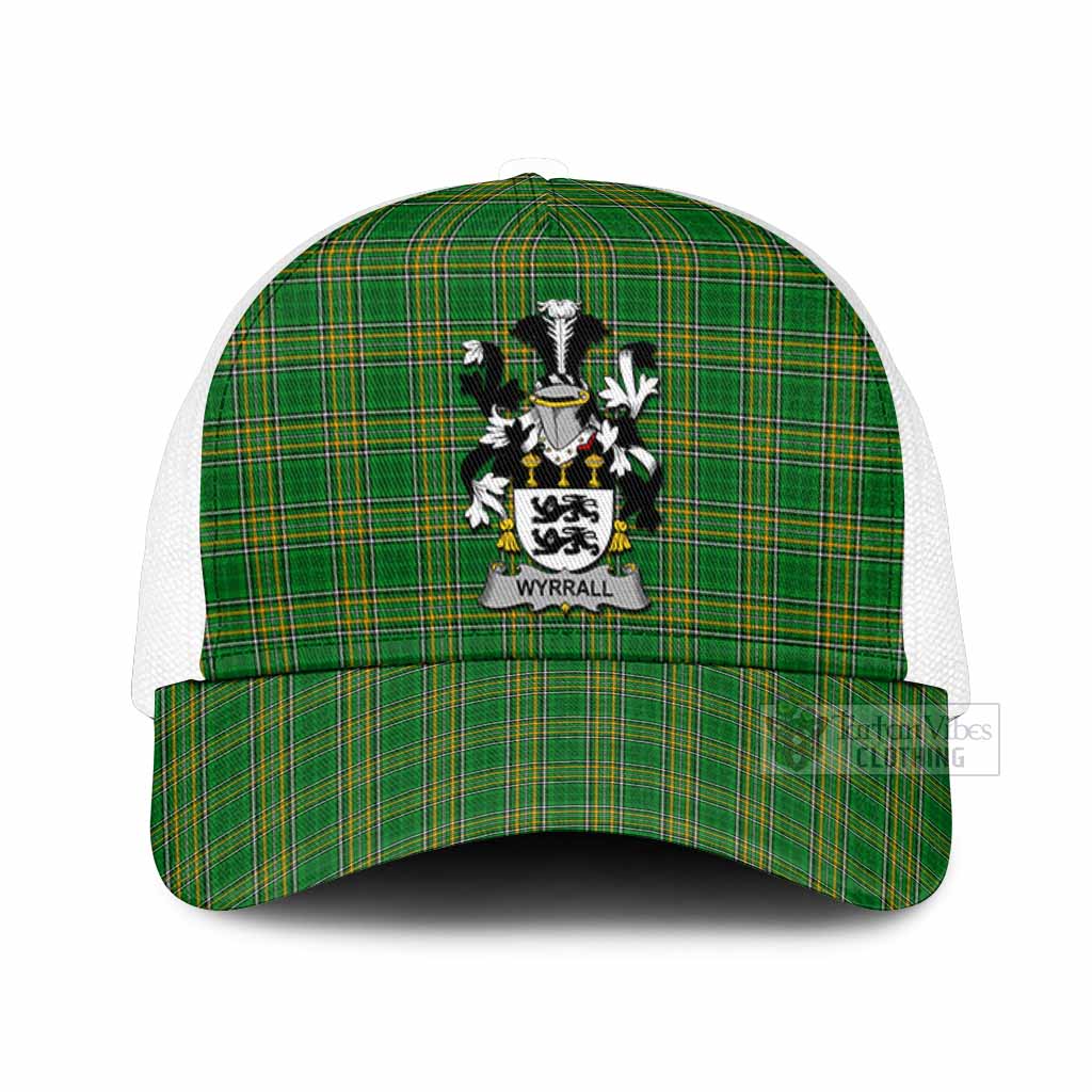 Wyrrall Irish Coat of Arms Tartan Mesh Trucker Cap