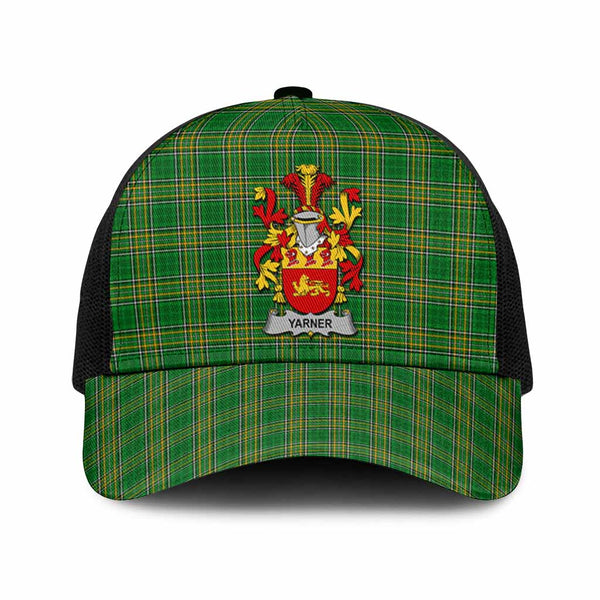 Yarner Irish Coat of Arms Tartan Mesh Trucker Cap