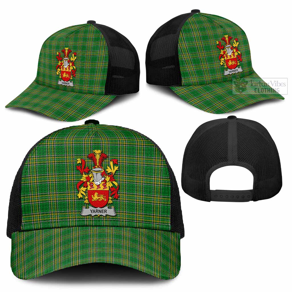 Yarner Irish Coat of Arms Tartan Mesh Trucker Cap