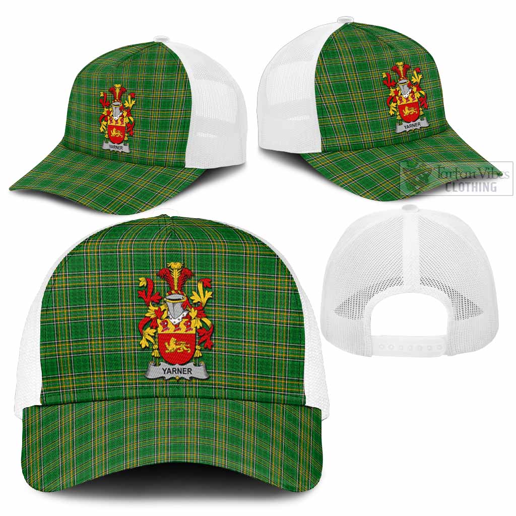 Yarner Irish Coat of Arms Tartan Mesh Trucker Cap