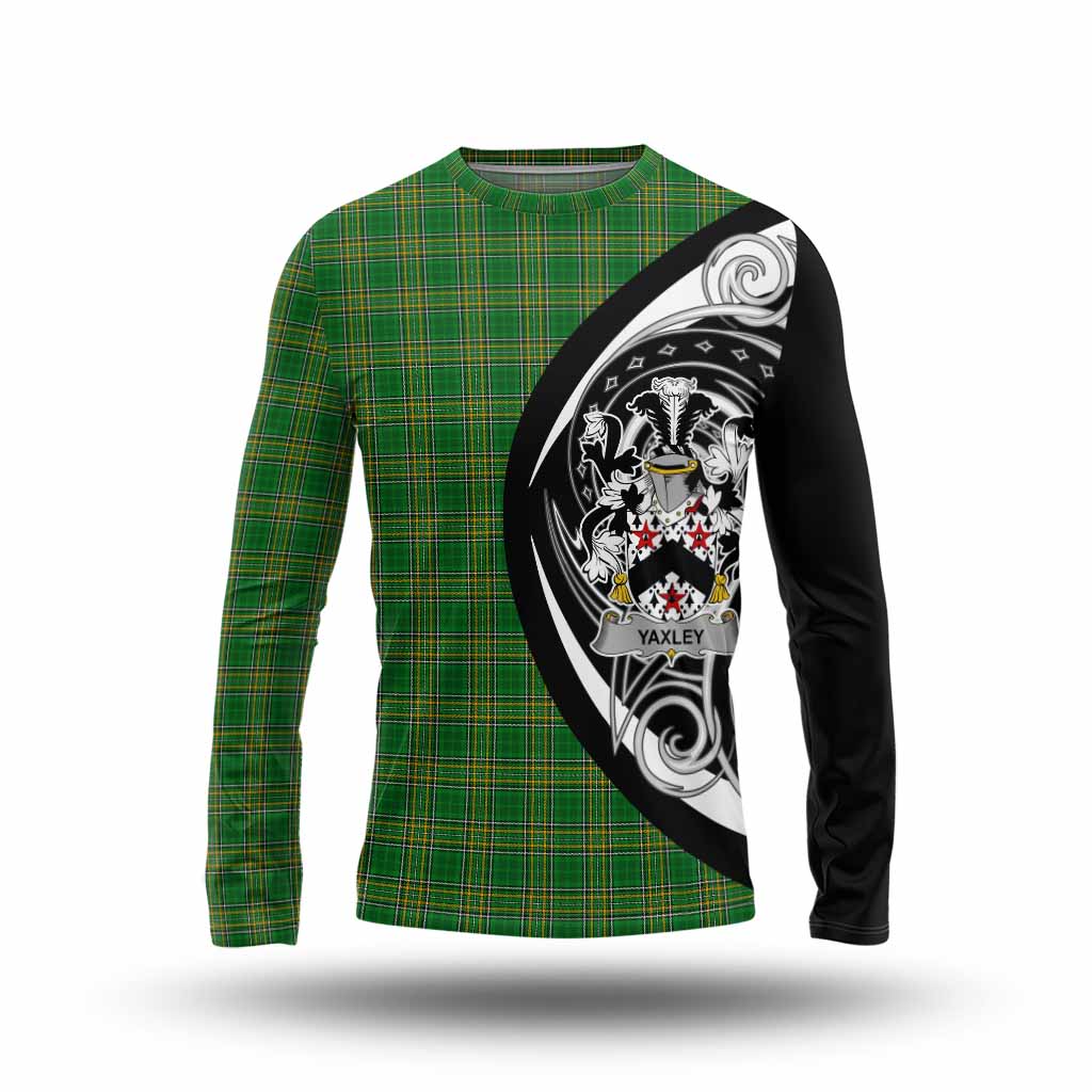 Tartan Vibes Clothing Yaxley Irish Clan Long Sleeve T-Shirt Celtic Circle Style