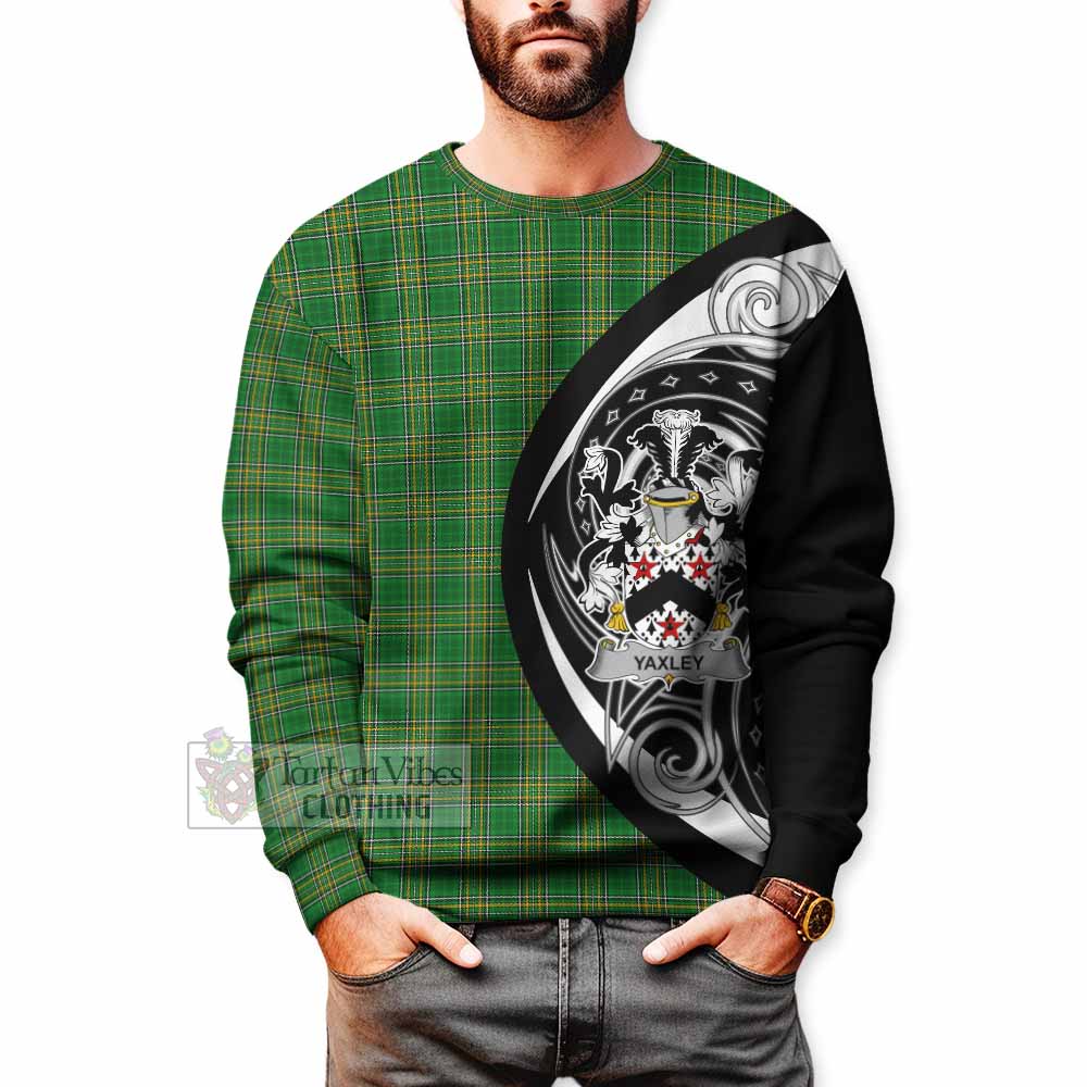 Tartan Vibes Clothing Yaxley Irish Clan Sweatshirt Celtic Circle Style