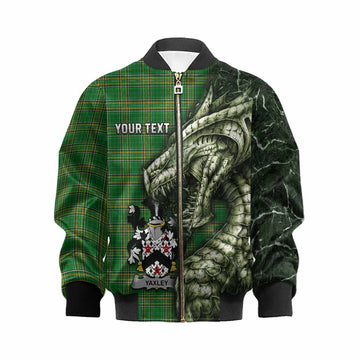 Yaxley Irish Clan Kid Bomber Jacket Irish Roots Dragon Soul
