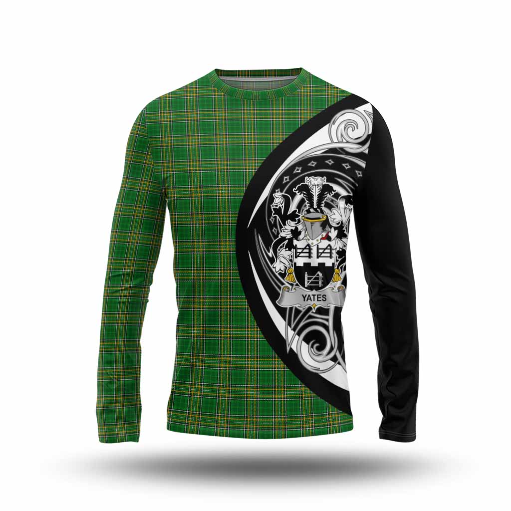Yeates Irish Clan Long Sleeve T-Shirt Celtic Circle Style Unisex - Tartan Vibes Clothing