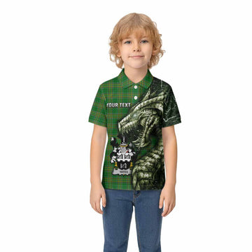 Yeates Irish Clan Kid Polo Shirt Irish Roots Dragon Soul